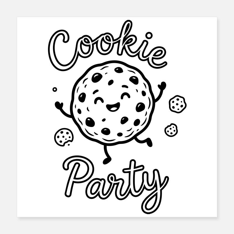Cookies Poster 40 x 40 cm