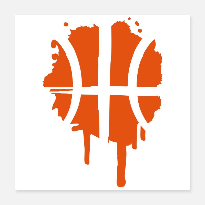 Basketball Graffiti Poster 40 x 40 cm