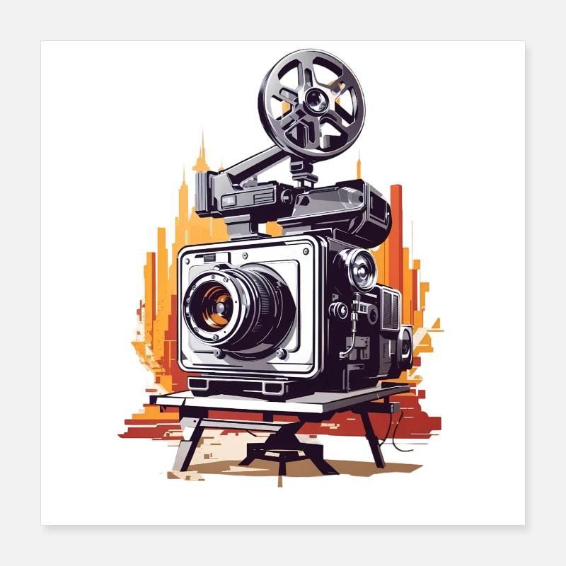 Fotograf Poster 40x40 cm