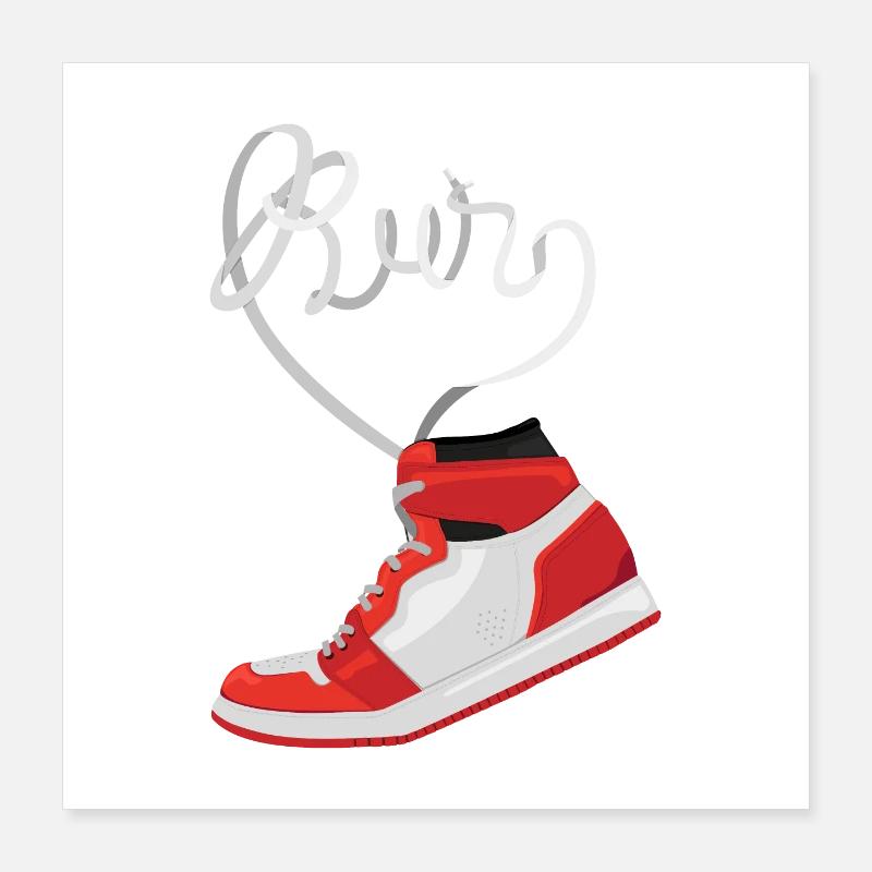 Run Poster 40x40 cm