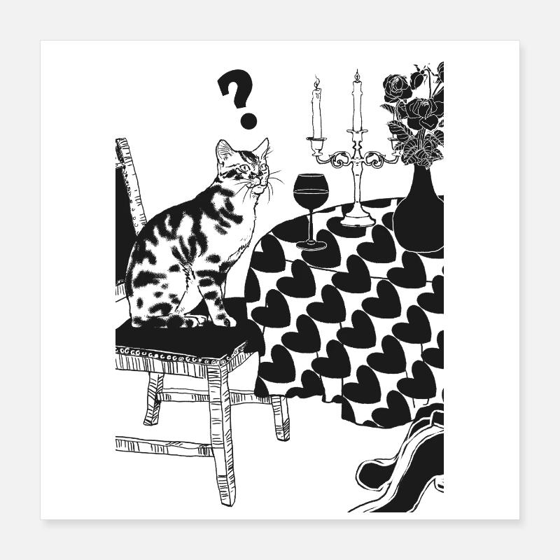 DATE NIGHT  Poster 16" x 16" (40x40 cm)