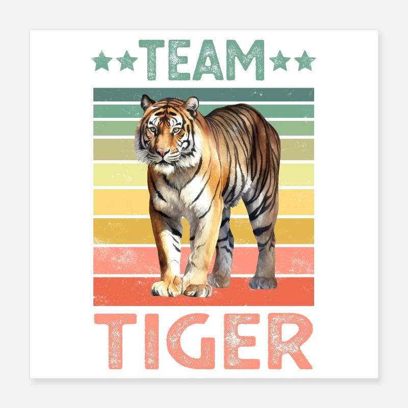 Tiger Poster 40x40 cm