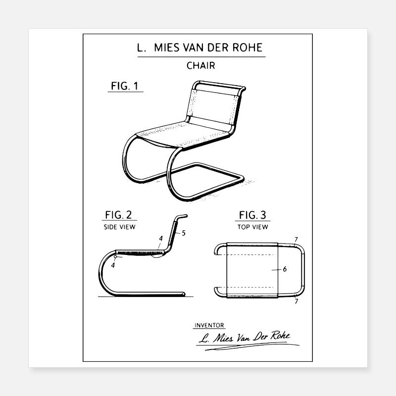 Modern chair design Poster 16" x 16" (40x40 cm)