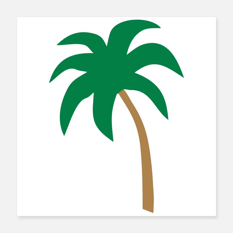 Palm tree Poster 16" x 16" (40x40 cm)