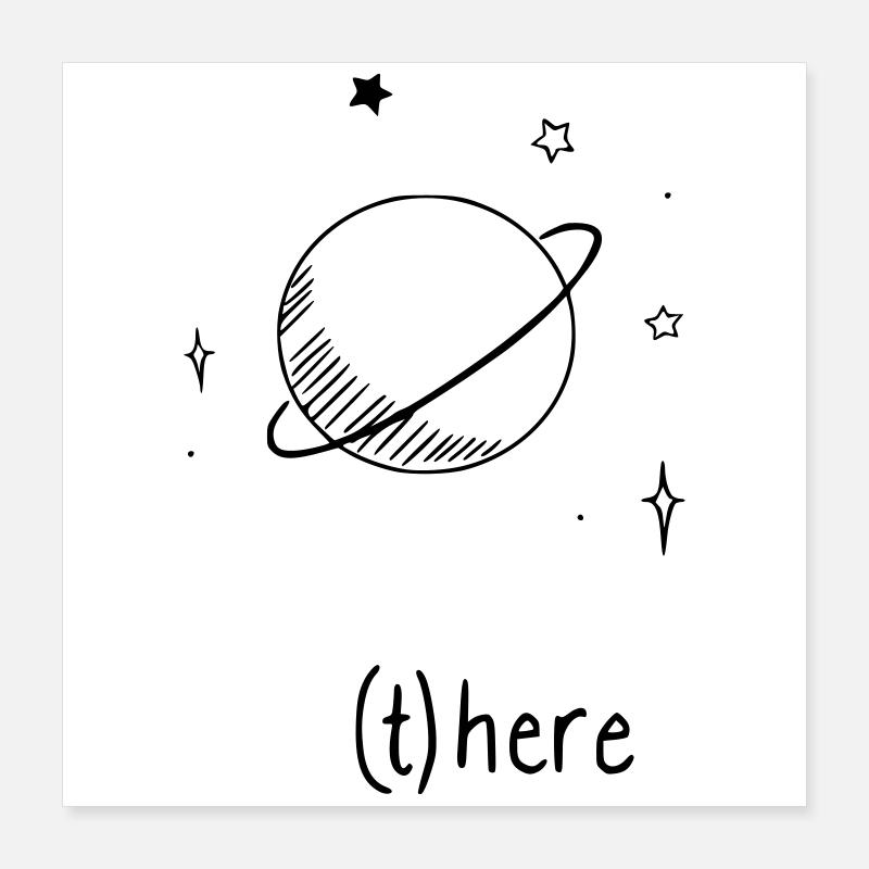Universum Poster 40x40 cm