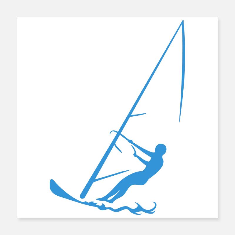 Surfer Poster 40x40 cm