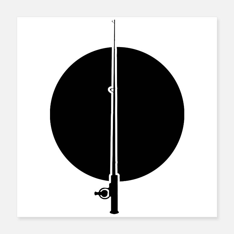Fishing rod Poster 16" x 16" (40x40 cm)