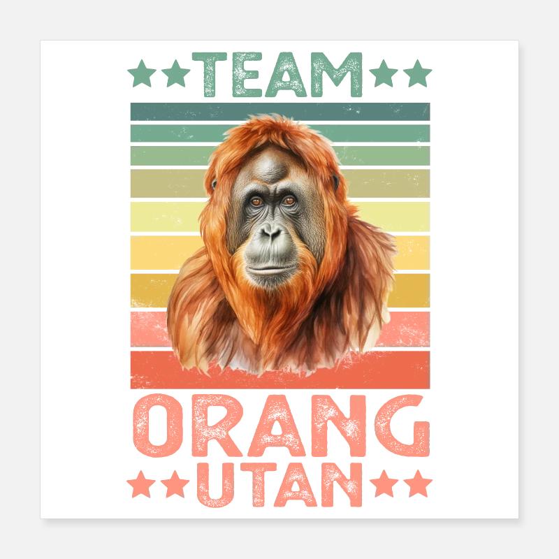 Orang-Utan Poster 40x40 cm