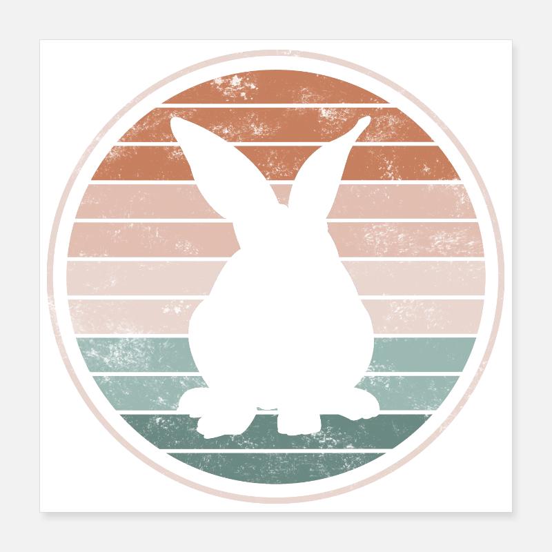 lapin Poster 40 x 40 cm