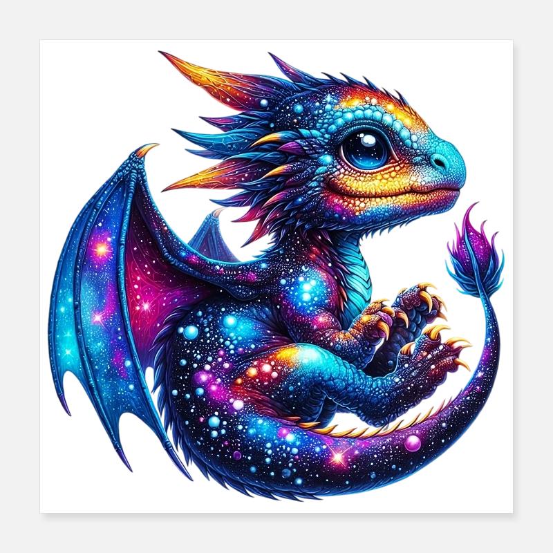 Dragon Poster 40 x 40 cm