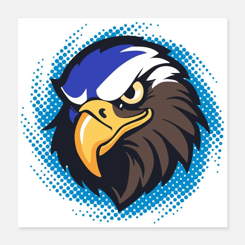 MASCOTTE EAGLE Poster 16" x 16" (40x40 cm)