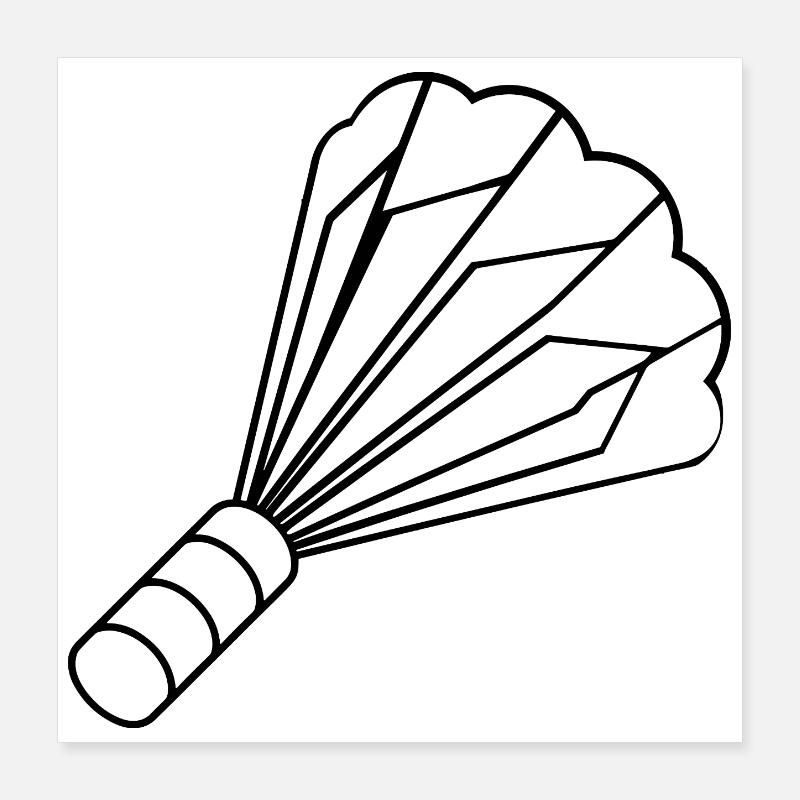 Federball Poster 40x40 cm