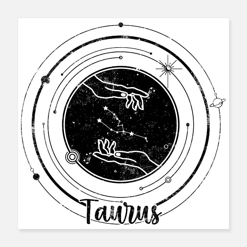 Mitternachtsfunken-Emblem Poster 40x40 cm