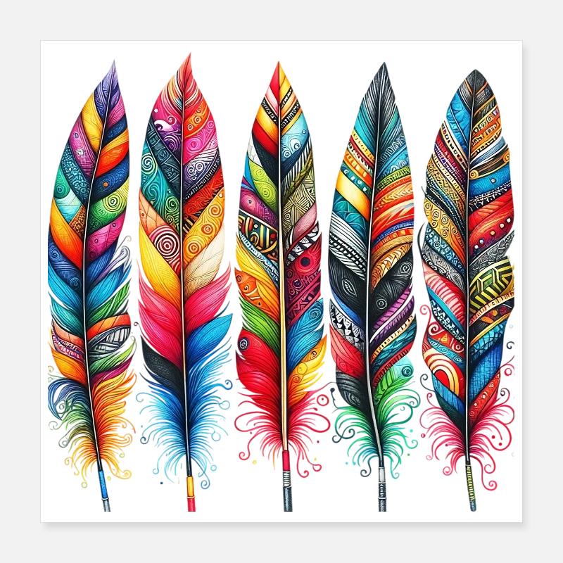 Plume Poster 40 x 40 cm