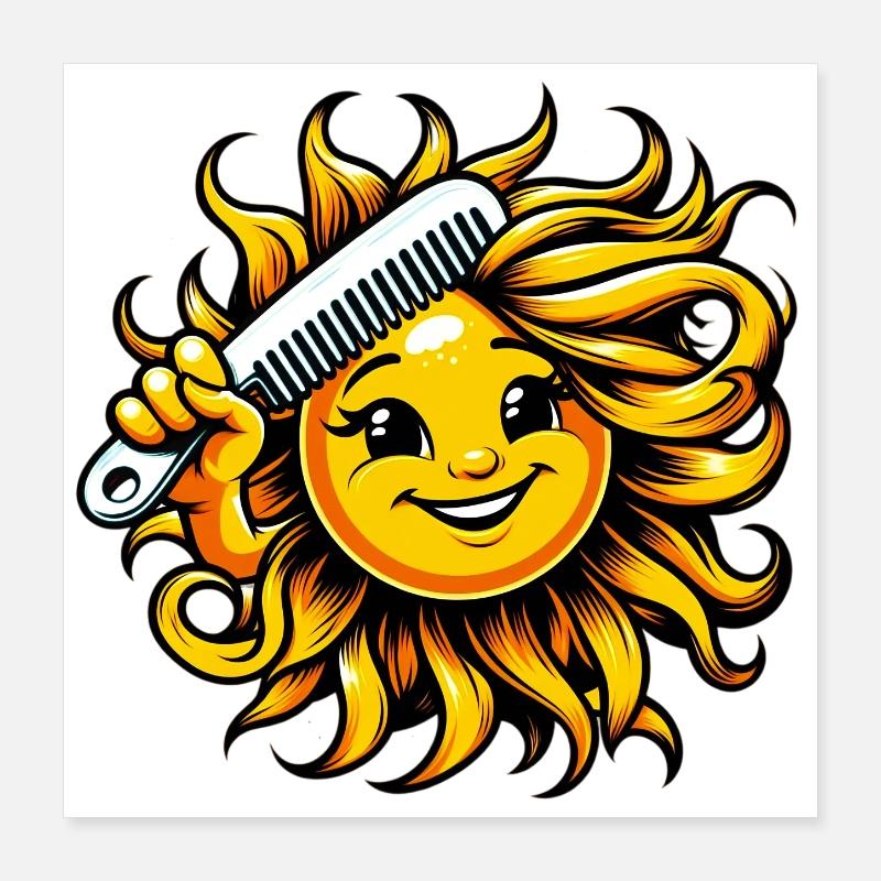 Soleil Poster 40 x 40 cm