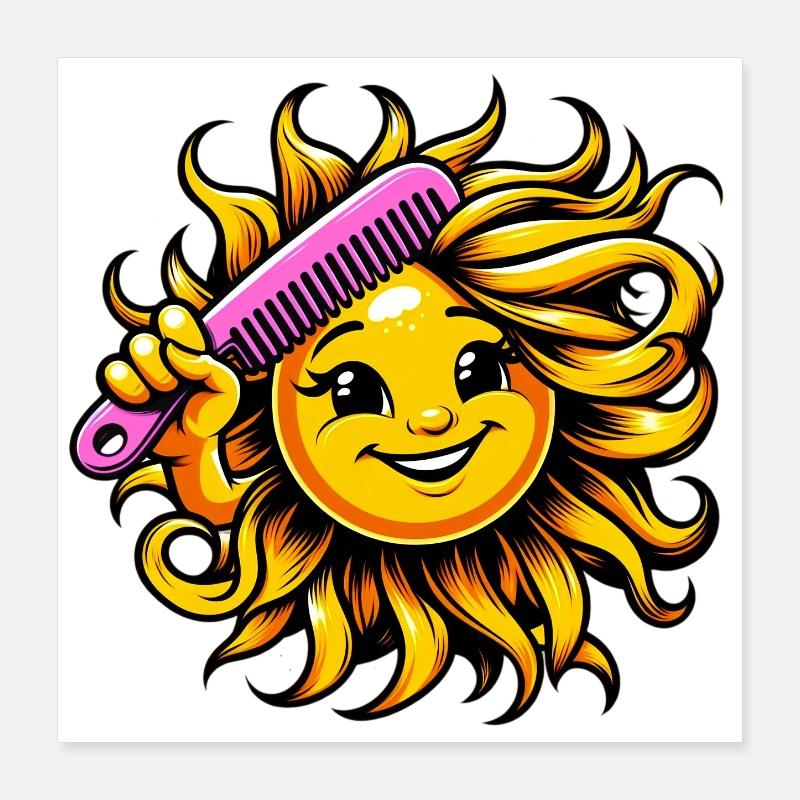 Sole Poster 40x40 cm