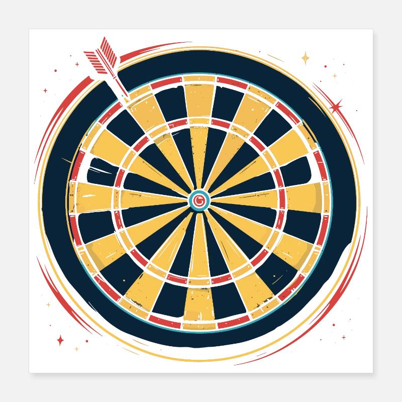 Dart Graphics Poster 16" x 16" (40x40 cm)