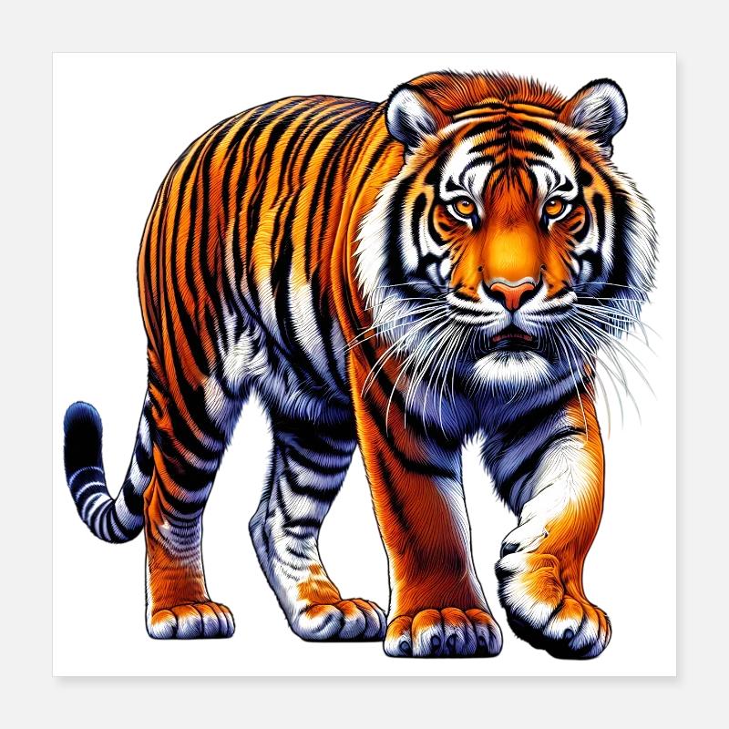 Tigre Poster 40 x 40 cm