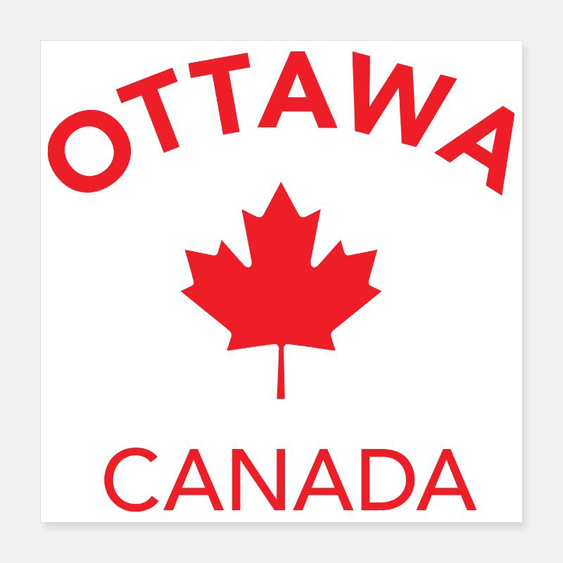 OTTAWA CANADA Poster 40x40 cm