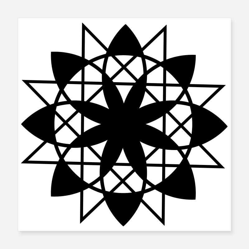 Étoile de rêve  Poster 40 x 40 cm