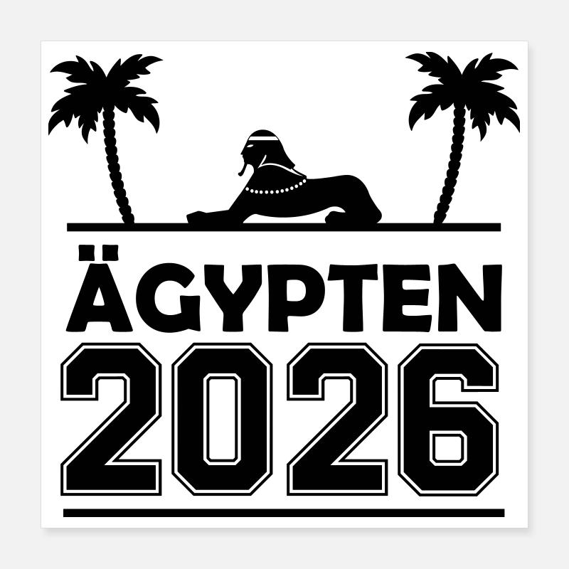 Egitto 2026 Poster 40x40 cm