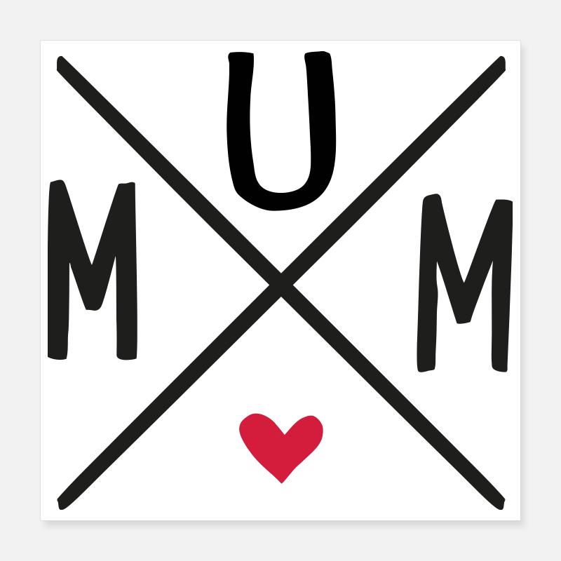 maman Poster 40 x 40 cm