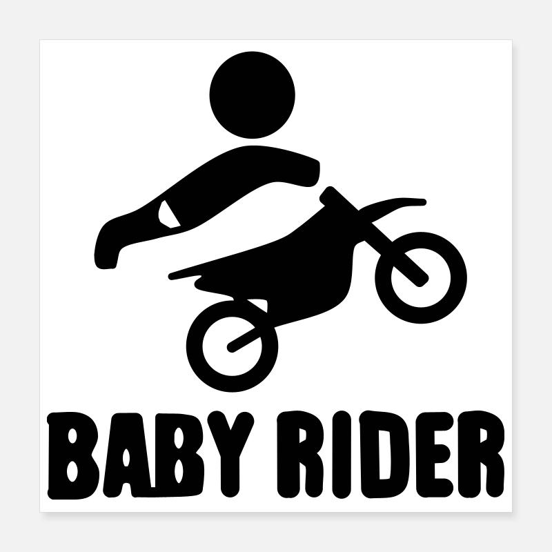 Baby Rider  Poster 40x40 cm