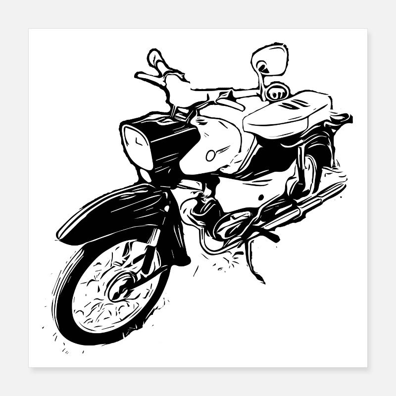 Simson Star Poster 40x40 cm