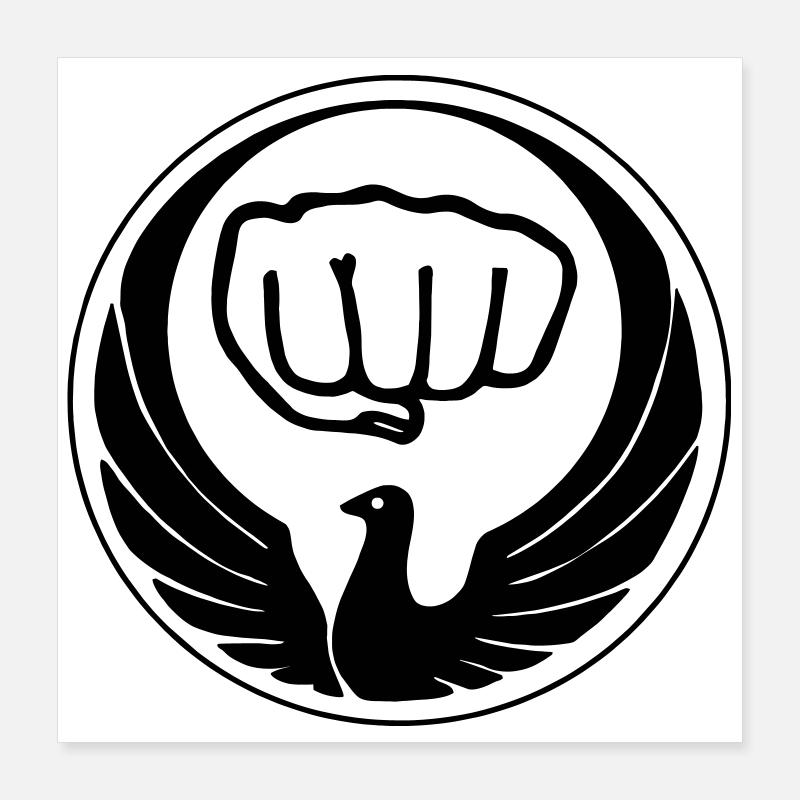 Wado pigeon Poster 16" x 16" (40x40 cm)