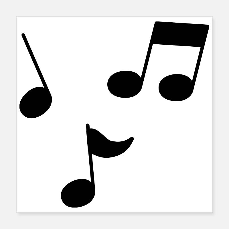 Partition Poster 40 x 40 cm