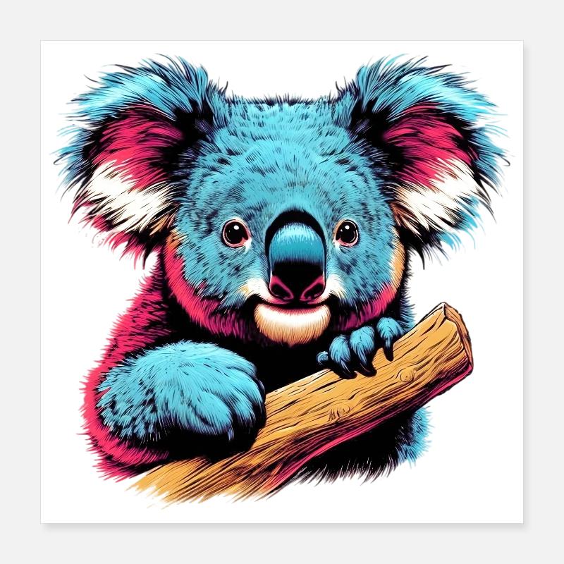 Koala Poster 40x40 cm