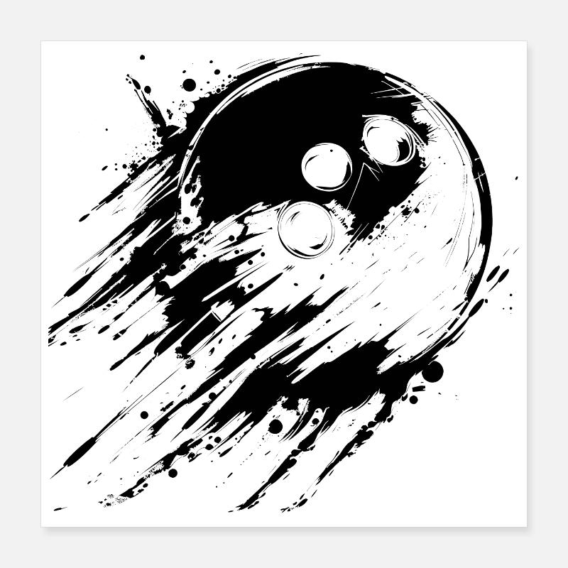 Bowling Poster 40 x 40 cm