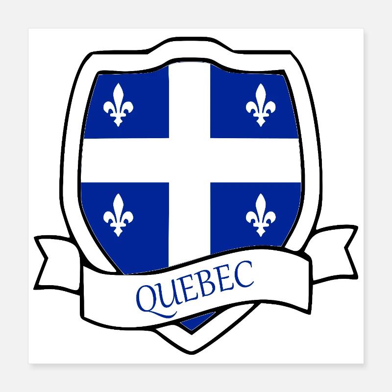 Quebec Poster 16" x 16" (40x40 cm)