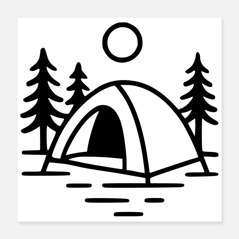 bivouac Poster 16" x 16" (40x40 cm)