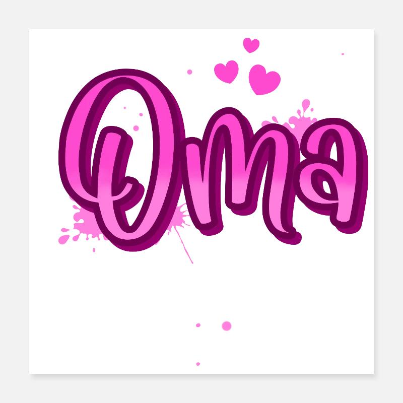 granny Poster 16" x 16" (40x40 cm)