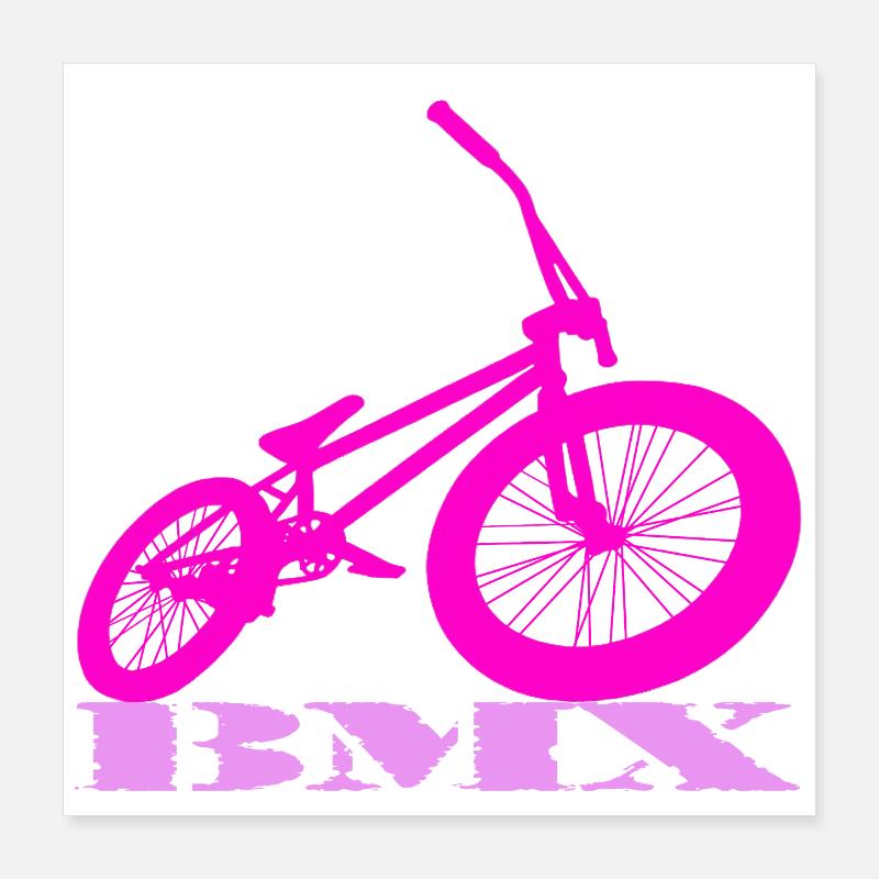BMX Poster 40x40 cm