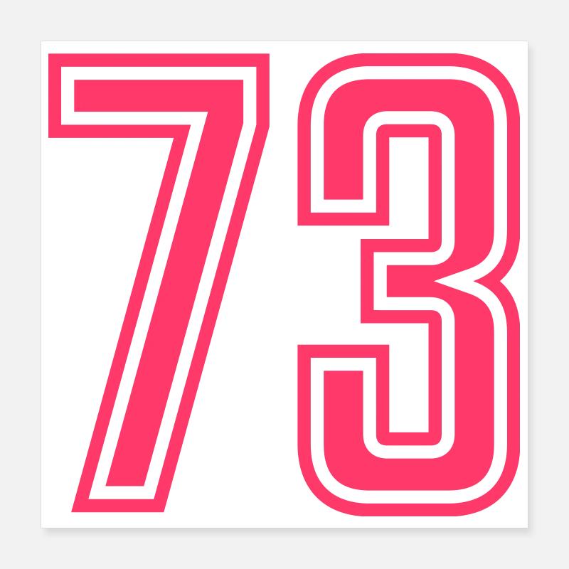 73 Poster 40x40 cm