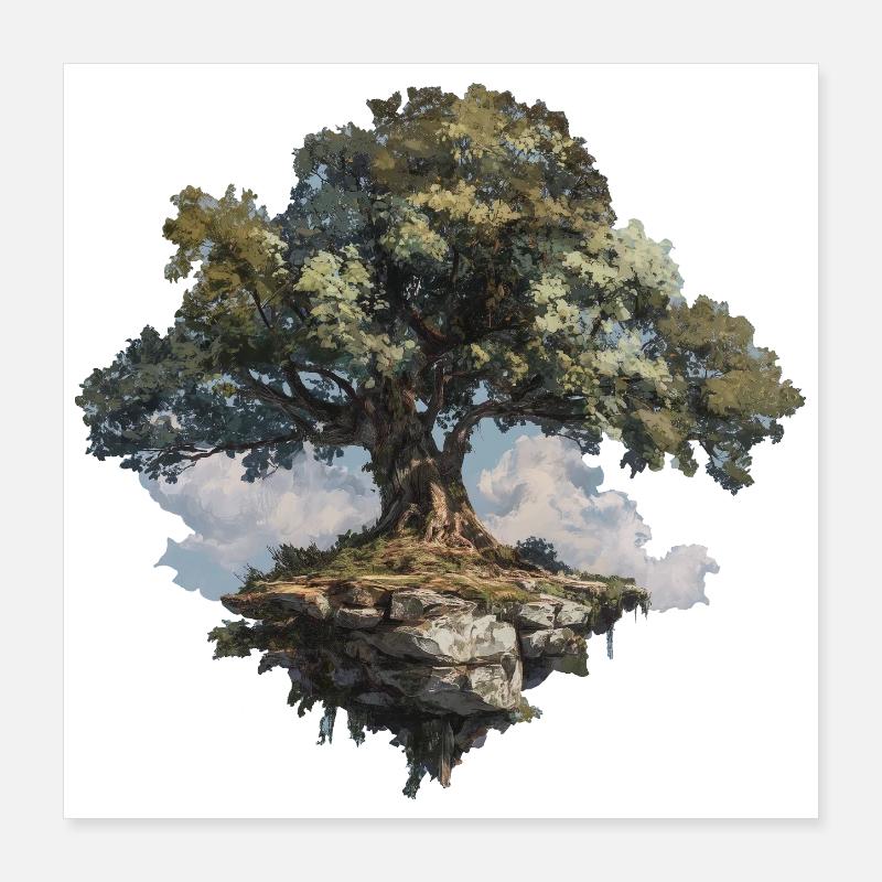 Tree Poster 16" x 16" (40x40 cm)