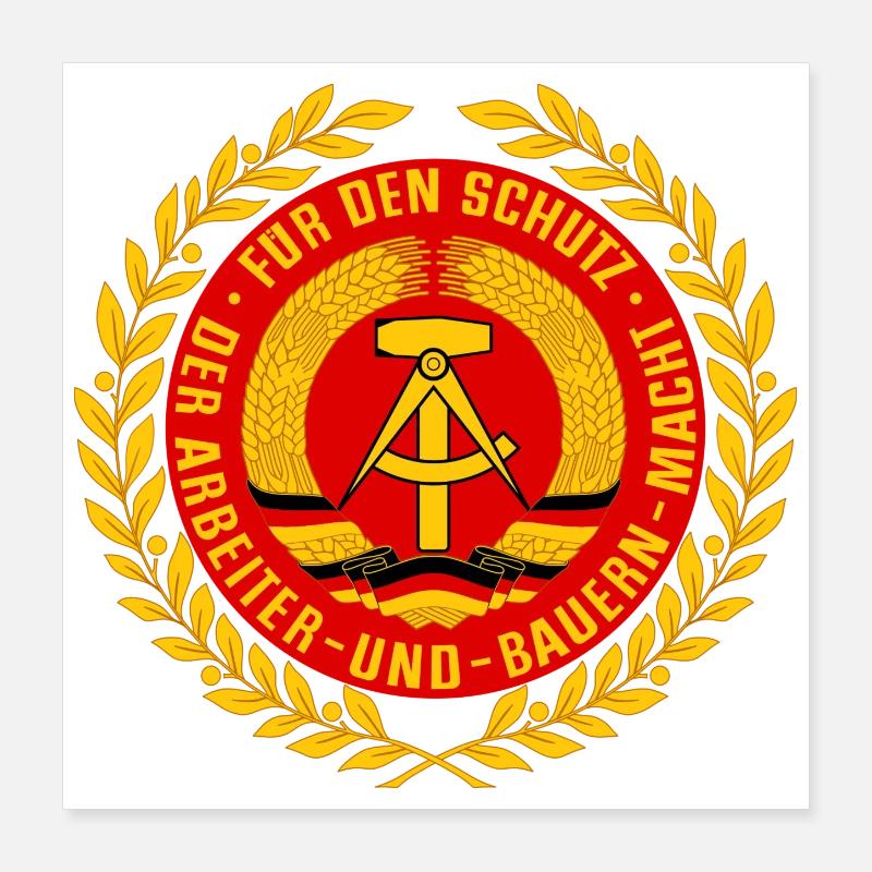 NVA Emblem Poster 40x40 cm