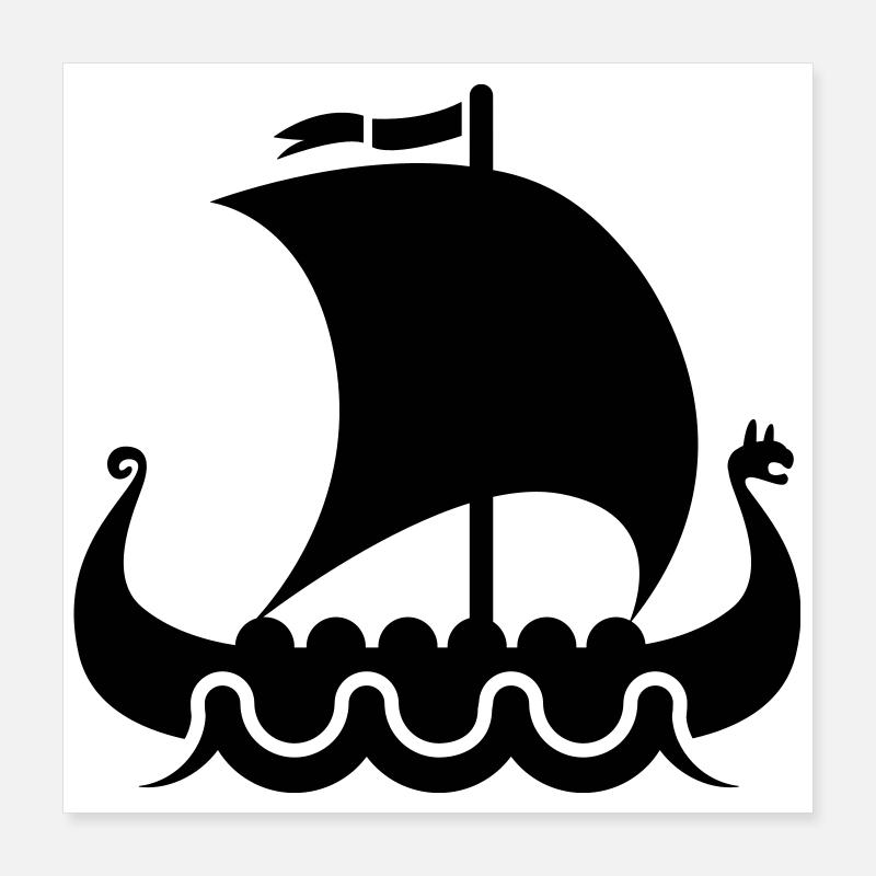 vikings viking Poster 16" x 16" (40x40 cm)