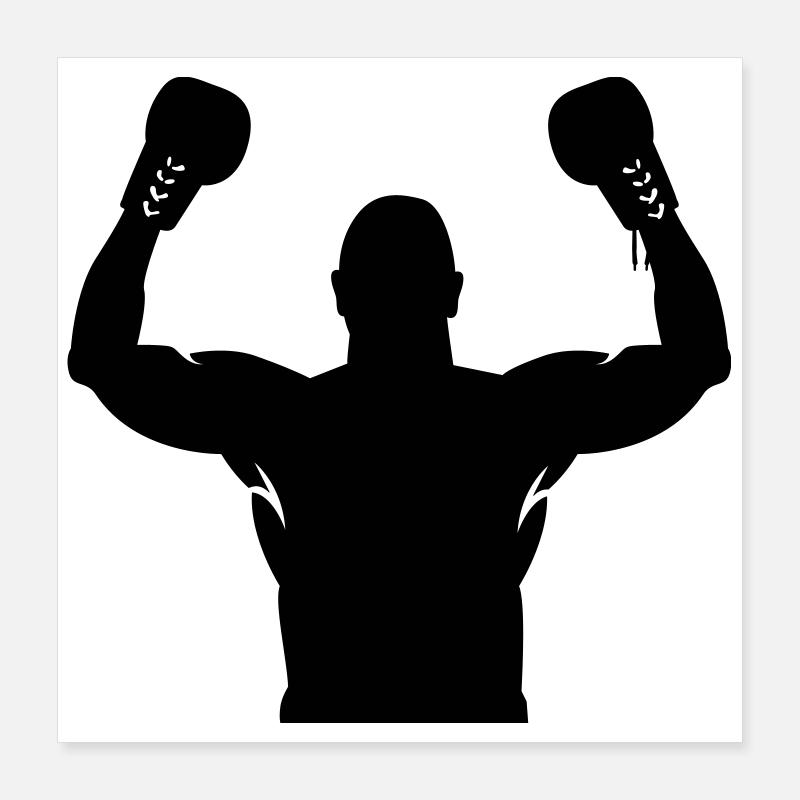 boxing Poster 16" x 16" (40x40 cm)