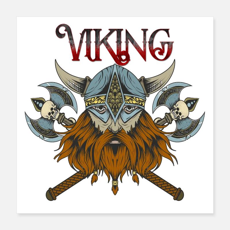 Viking Poster 40 x 40 cm
