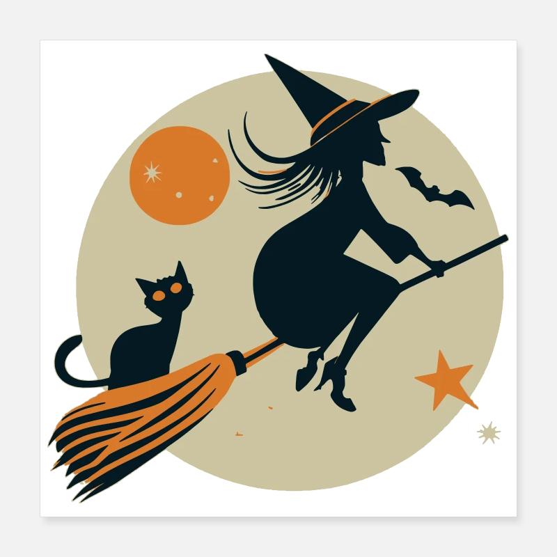 Witch Poster 16" x 16" (40x40 cm)