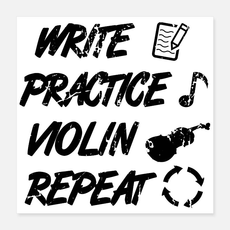 Geiger Saying Poster 16" x 16" (40x40 cm)