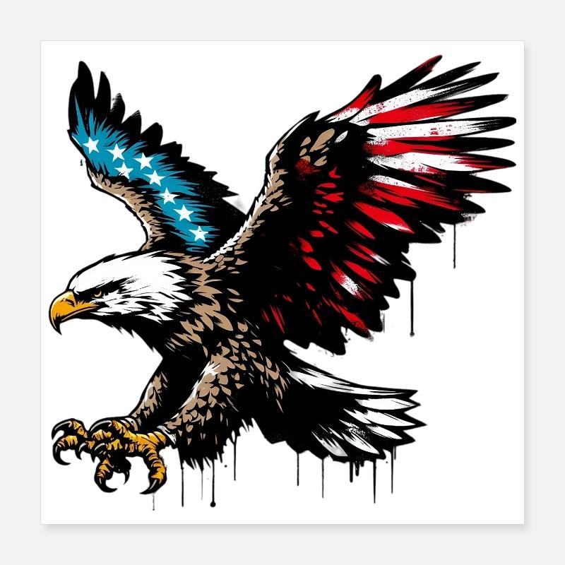 Aigle Poster 40 x 40 cm