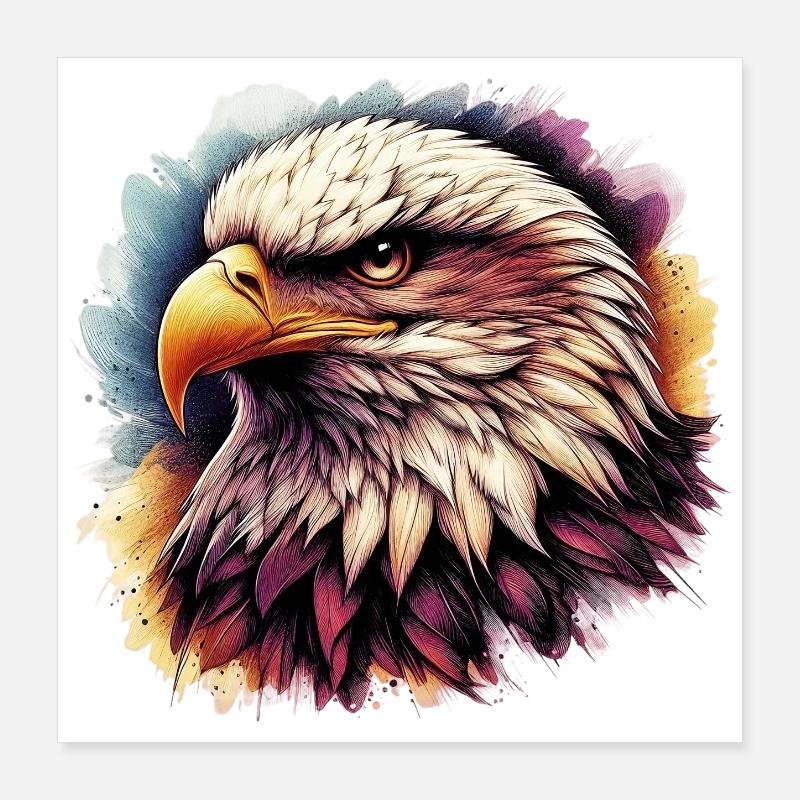 Aigle Poster 40 x 40 cm