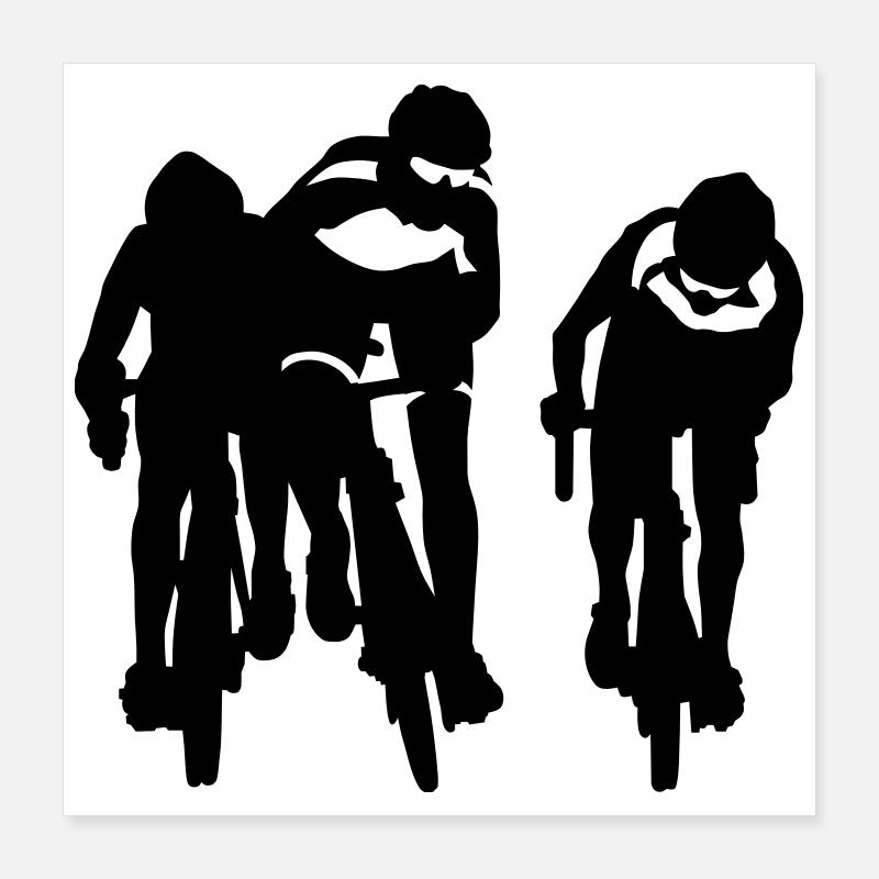 Coureur Poster 40 x 40 cm