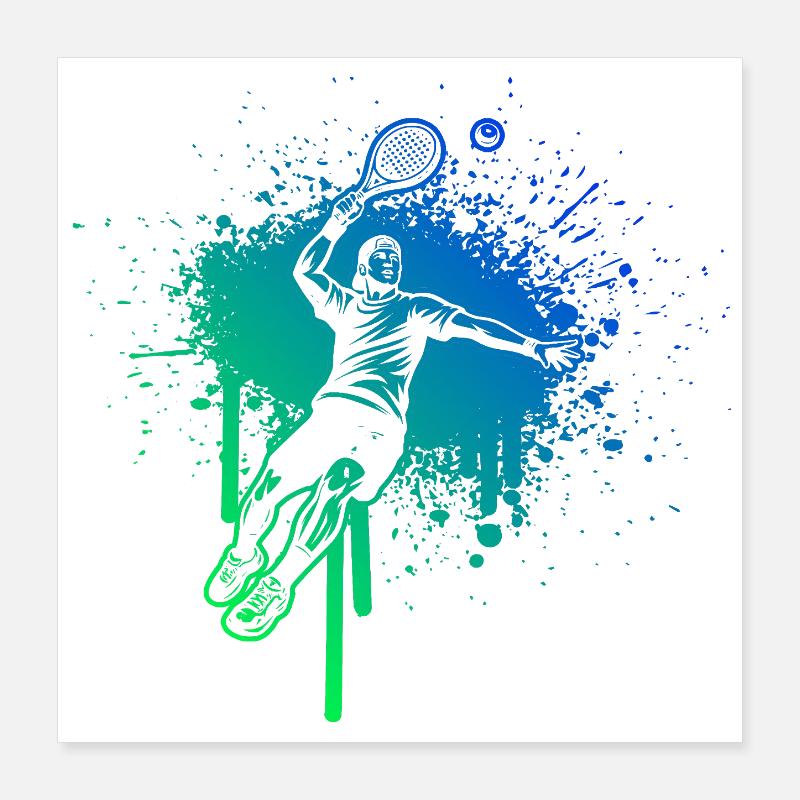 Un design intemporel simplement padel Poster 40 x 40 cm