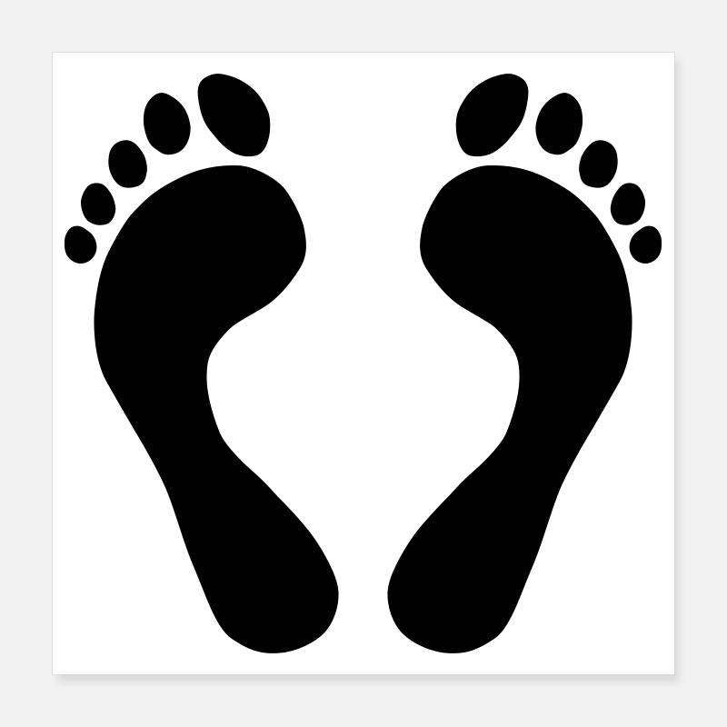 Feet Poster 16" x 16" (40x40 cm)