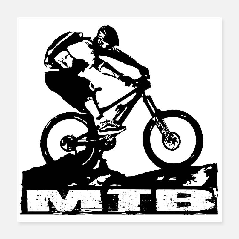 MTB Poster 40 x 40 cm
